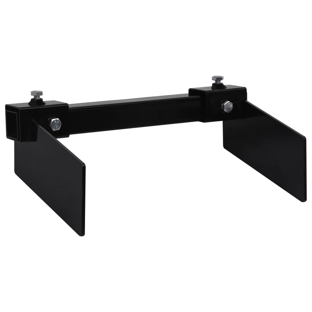 Adaptateur de chasse-neige pour tondeuse à gazon noir