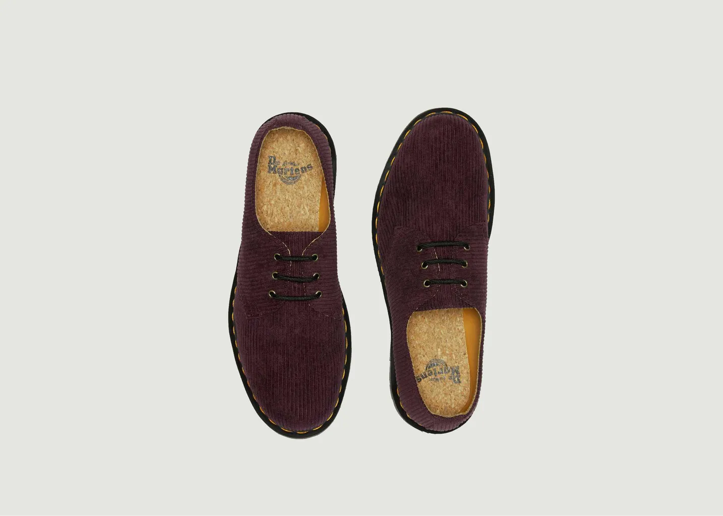 Chaussure 1461 en velours côtelé Dr. Martens