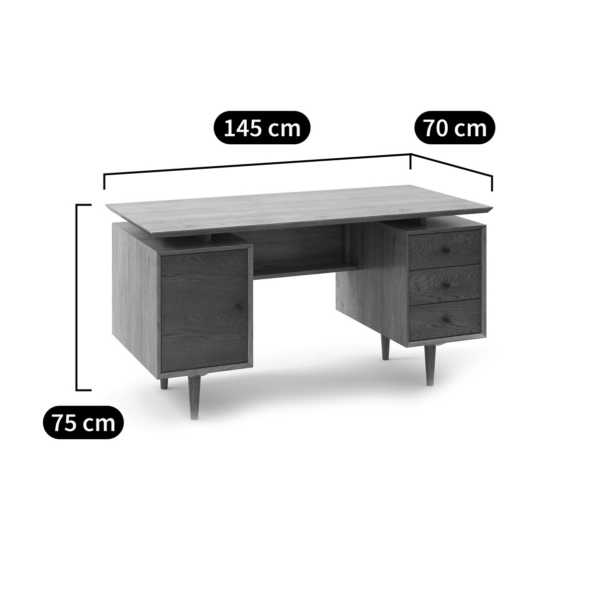 LA REDOUTE INTERIORS<br>mesa vintage, 2 caixas, Quilda