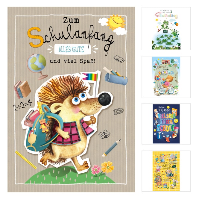 Schulanfangskarte - 1 Stück