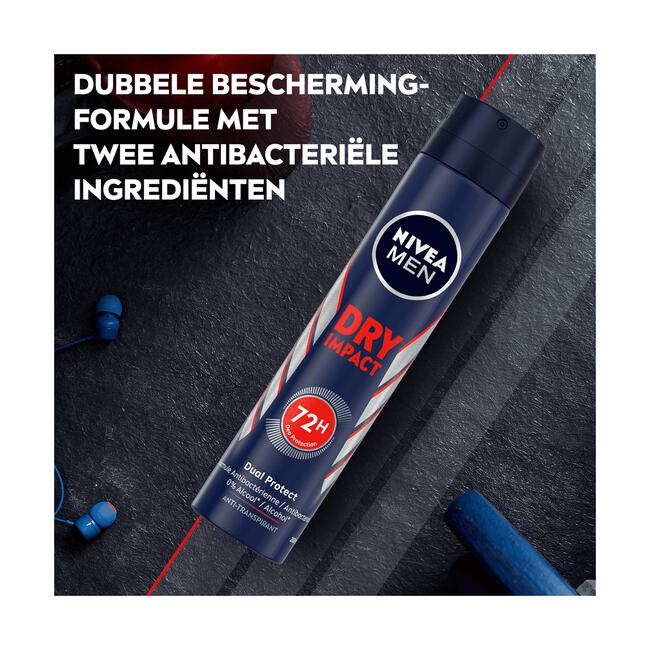 NIVEA MEN Dry Impact Anti-Transpirant Deodorant Spray 200 ML