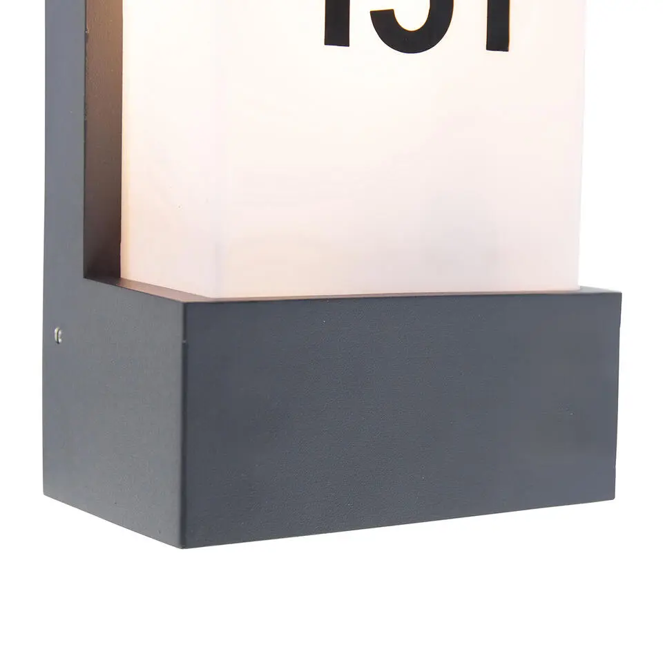 Qazqa wandlampen buiten tide grijs e27