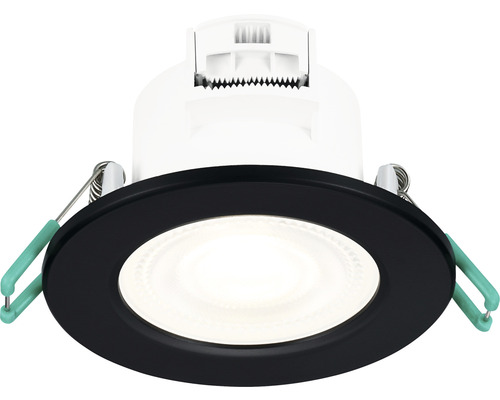 LED inbouwspot IP65 5,5W 550 lm verstelbaar wit zwart Ø 8,7/6,8-7,4 cm 230V