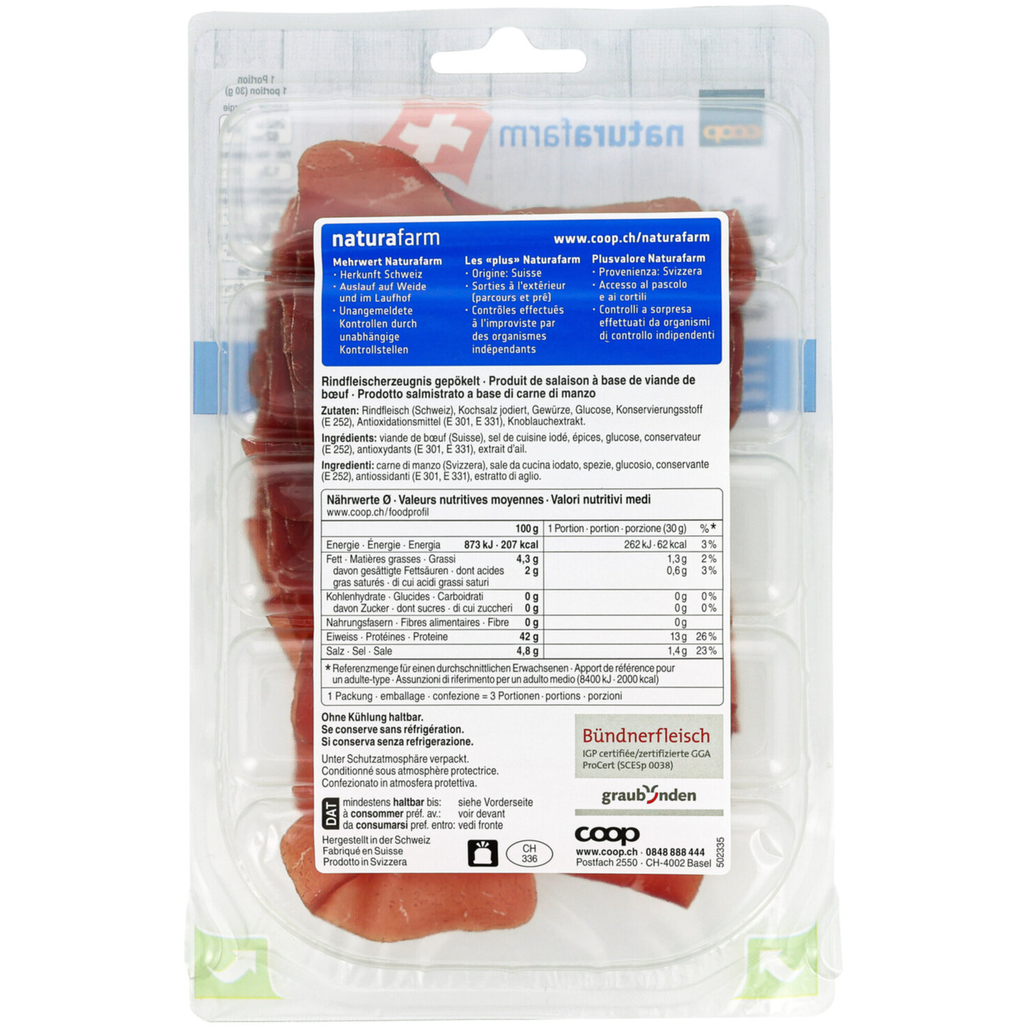 Naturafarm Bündnerfleisch