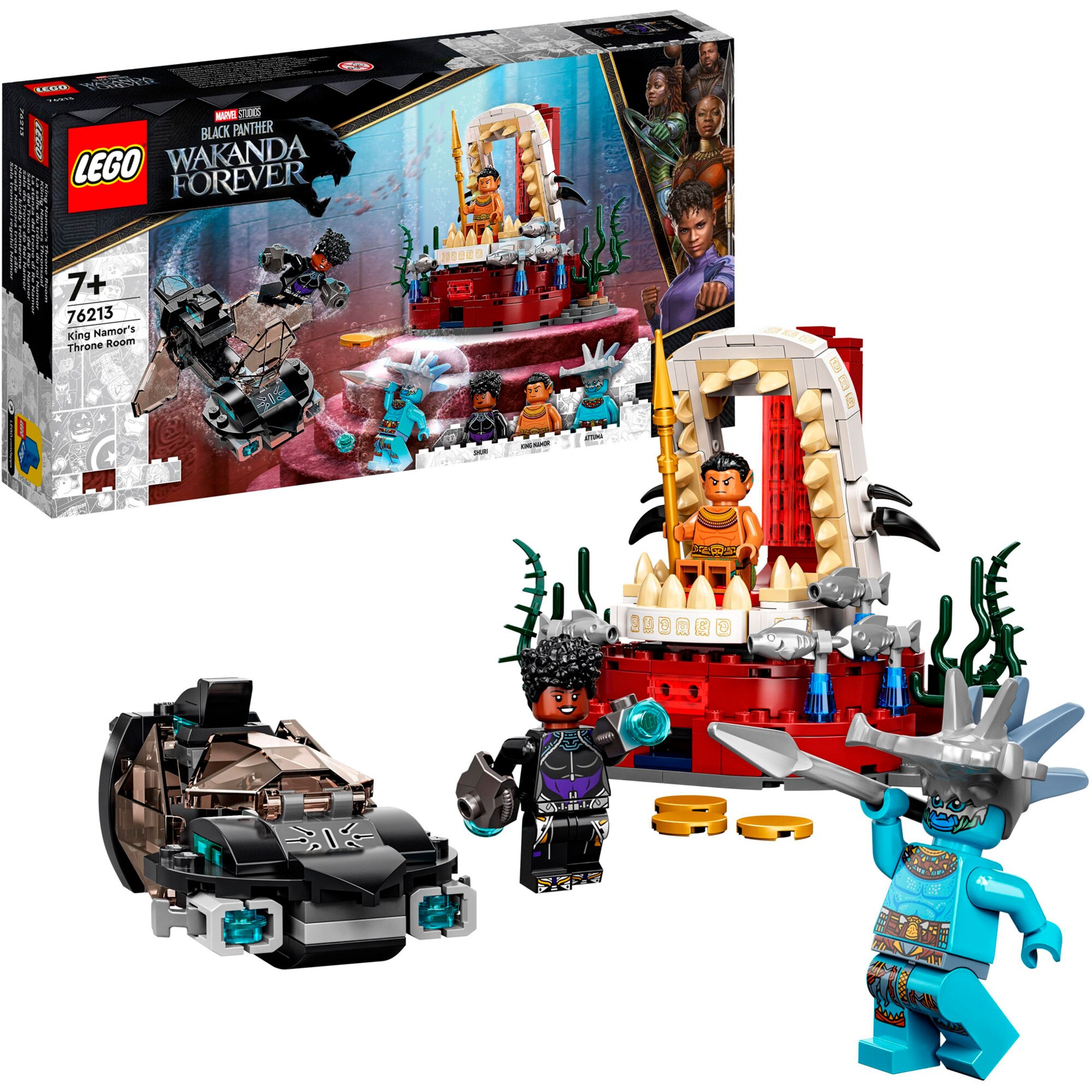 LEGO Konstruktionsspielzeug Marvel Super Heroes König Namors Thronsaal