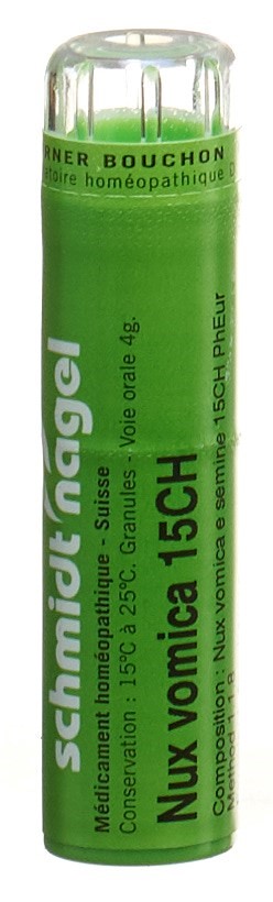 SCHMIDT-NAGEL Nux vomica Gran 15 CH 4 g