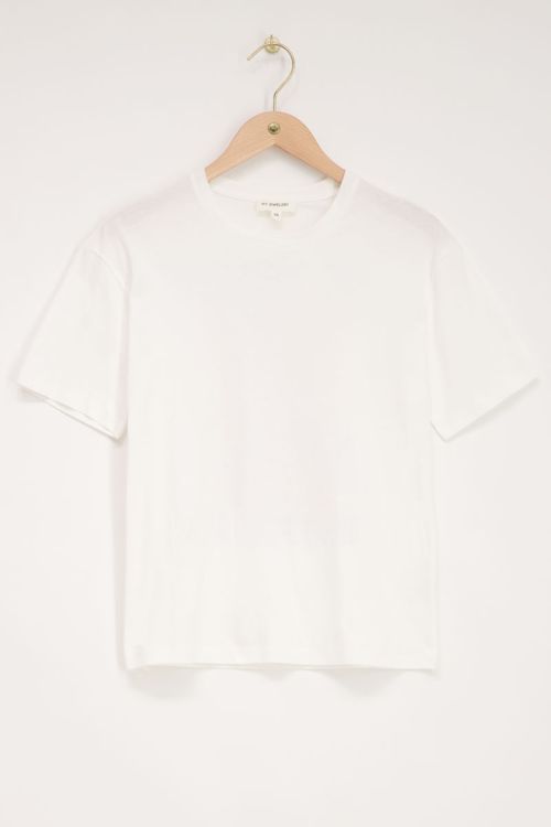Wit T-shirt le temps