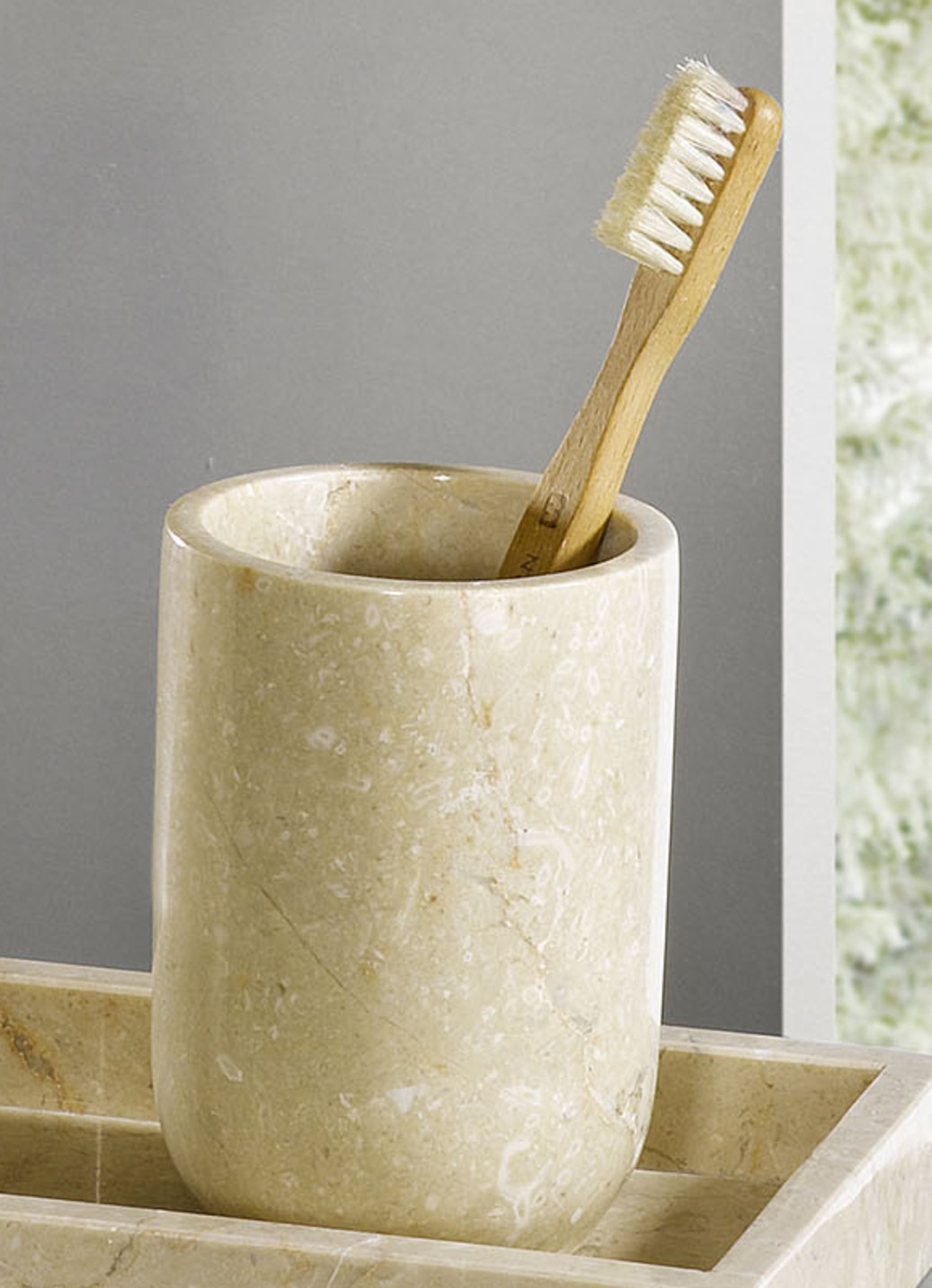 Badezimmer-Accessoires aus Marmor