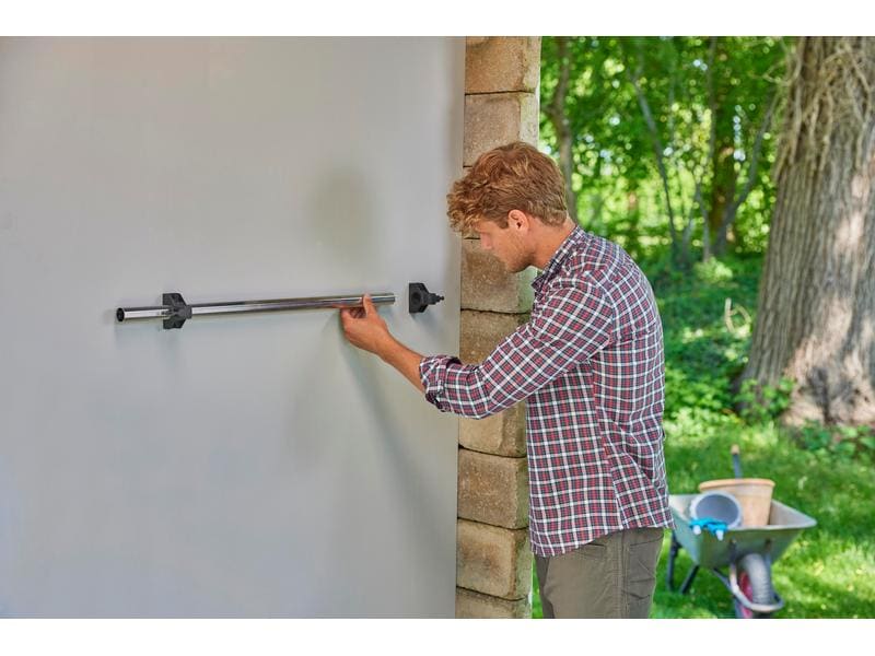 GARDENA Gerätehalter Plus Platzsparende Aufbewahrung für Schwerlast-Gartengeräte