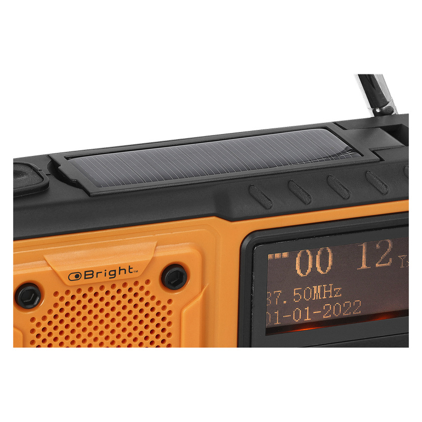 Sveivradio med solcelle FM/DAB 2500 mAh