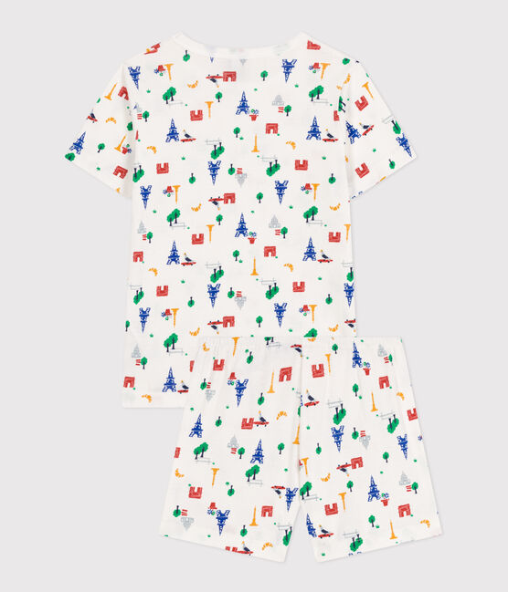 Pyjama short imprimé Paris en coton enfant