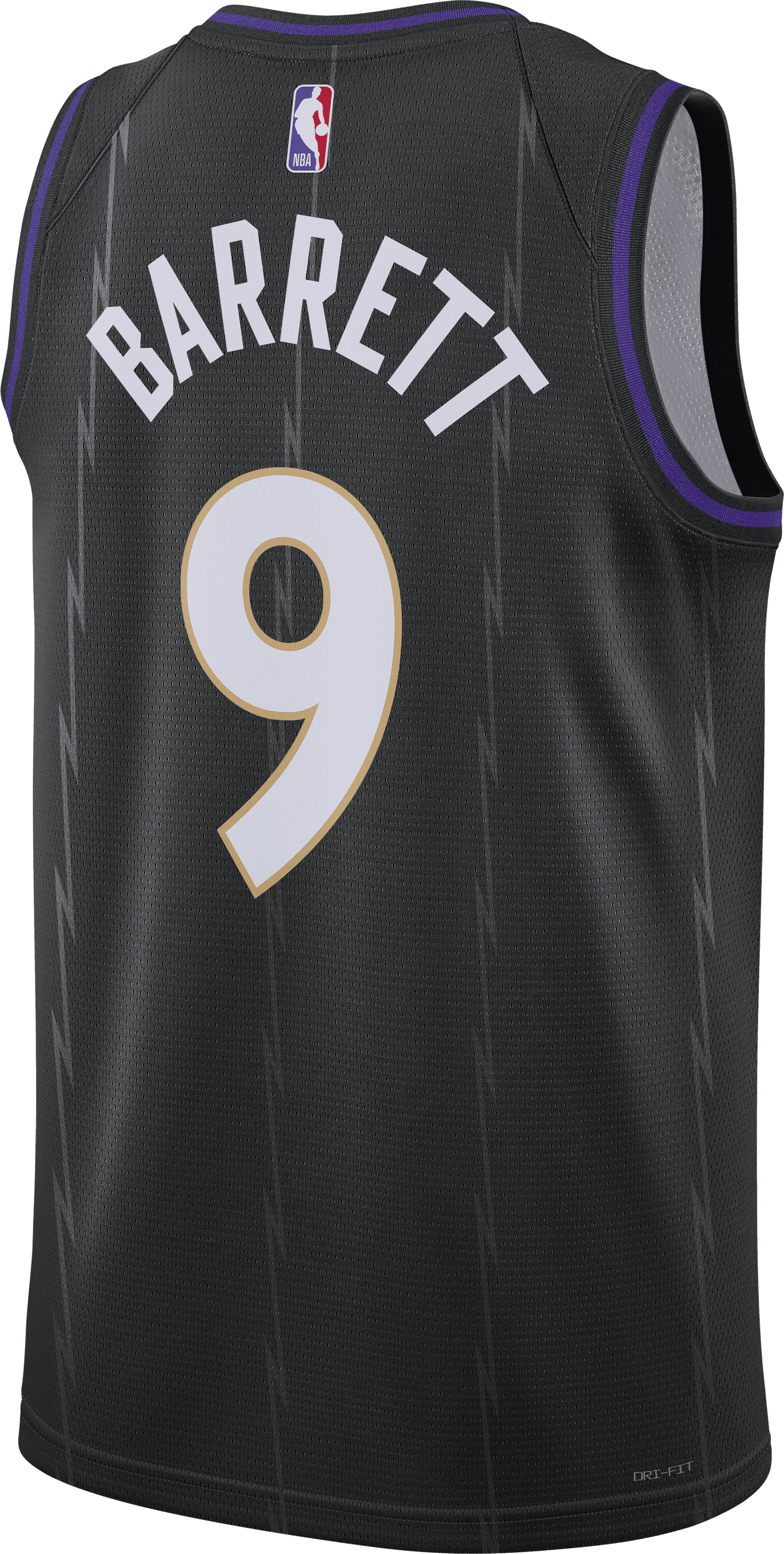 Nike Toronto Raptors Swingman Trikot 2024 Schwarz F012