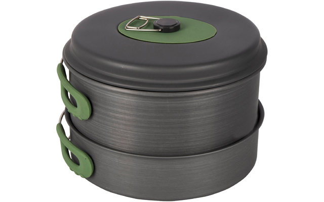 Bo-Camp Explorer Kochgeschirr-Set Aluminium eloxiert 4-tlg.