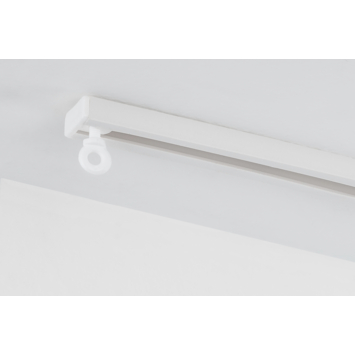 Intensions eindstopper met eindkap Basic wit 4 stuks