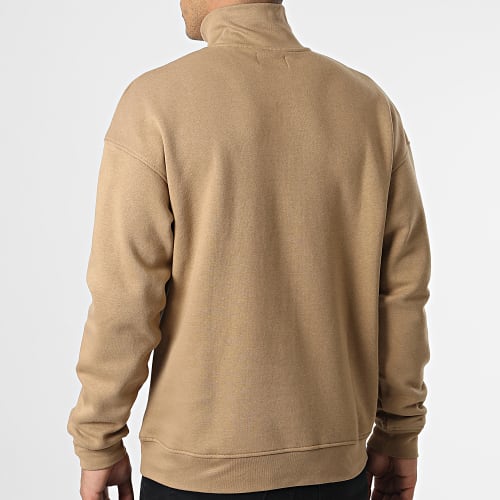 Sweat Col Zippé Oversize Large Brink Camel