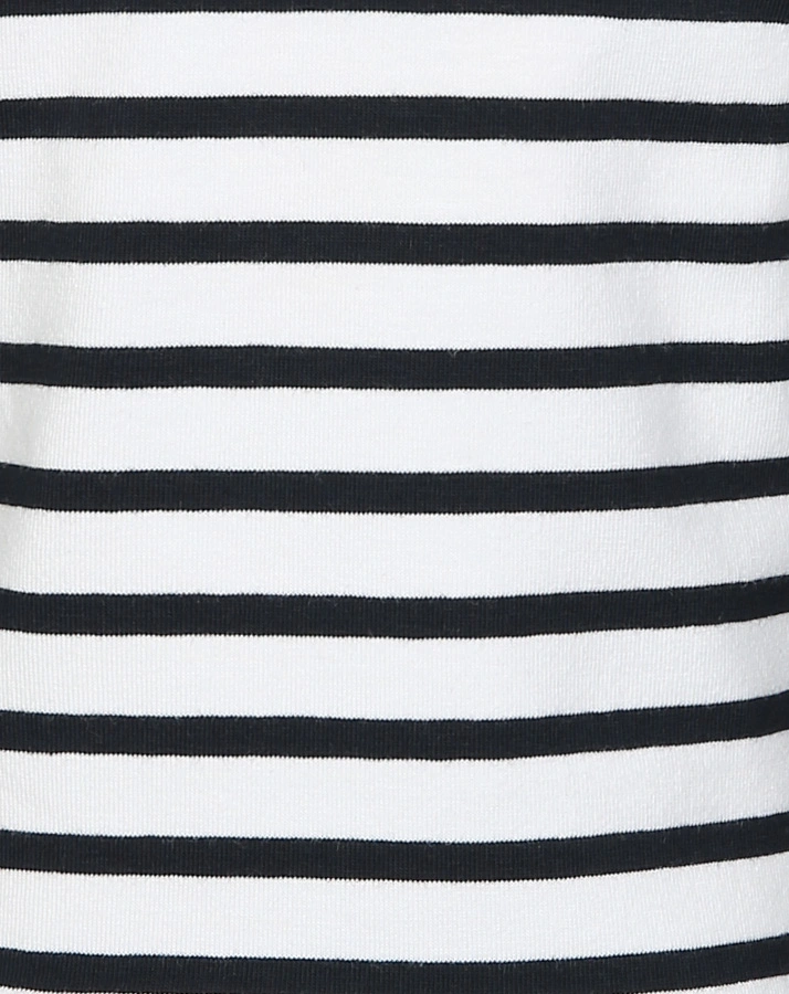 T-Shirt RUFFLES gestreift in dunkelblau