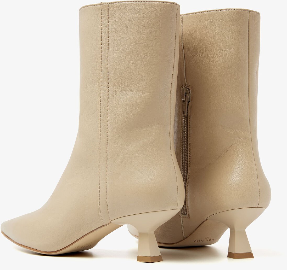 VIA VAI beige via vai enkellaarsjes suzy gianna