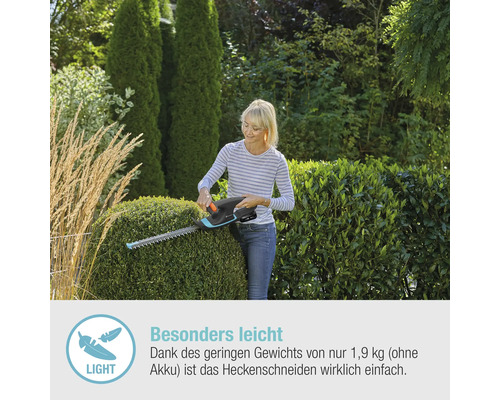 GARDENA EasyCut40/18V P4A accu-heggenschaar zonder accu en lader