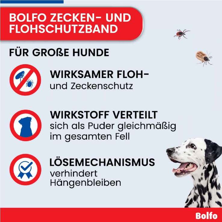 Bolfo Flohschutzband für große Hunde, 1 St