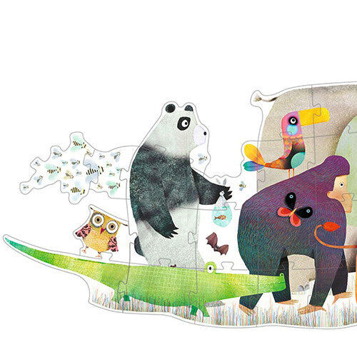 Djeco grote puzzel dierenparade (36st) DJ07171