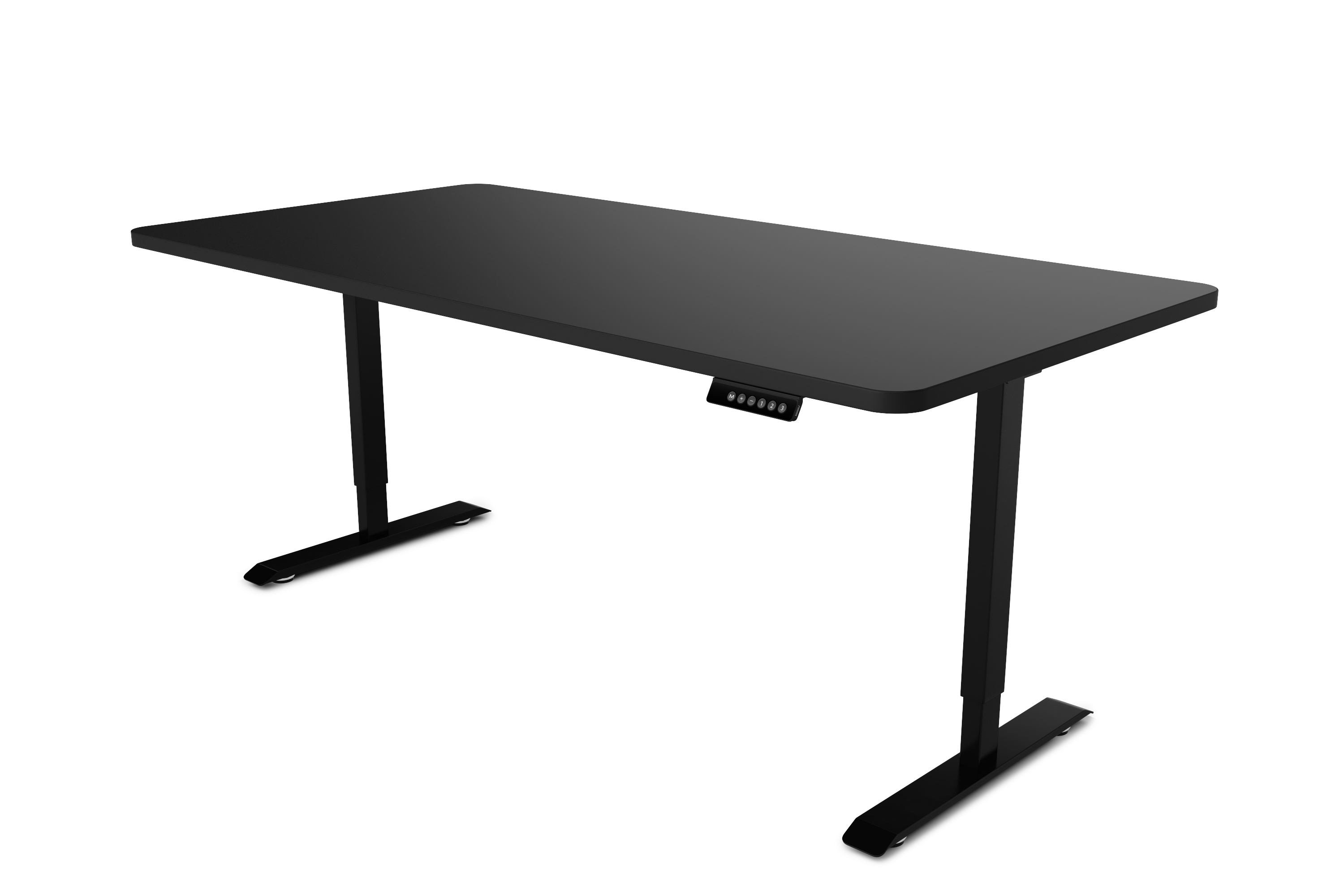 Stehpult elektrisch PREMIUM schwarz 160 x 80 cm