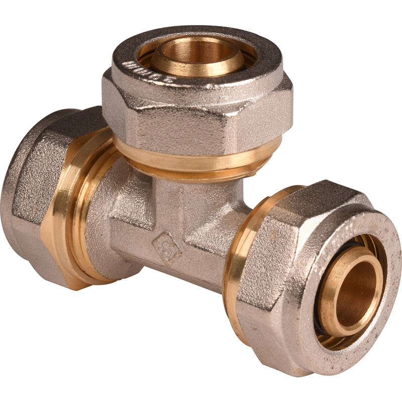 Knel T-stuk Alupex 20mm
