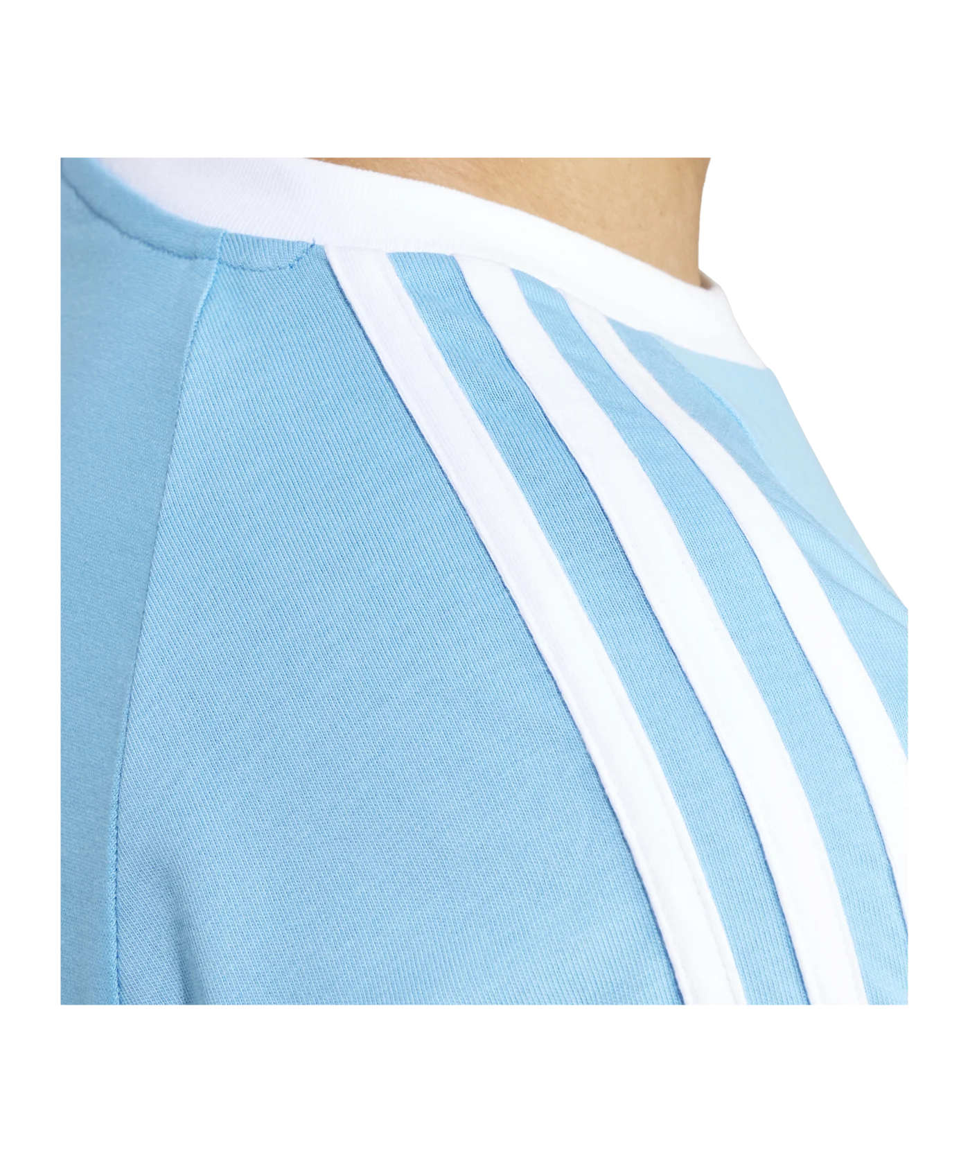 adidas Originals Adicolor 3 Stripes T-Shirt Blau