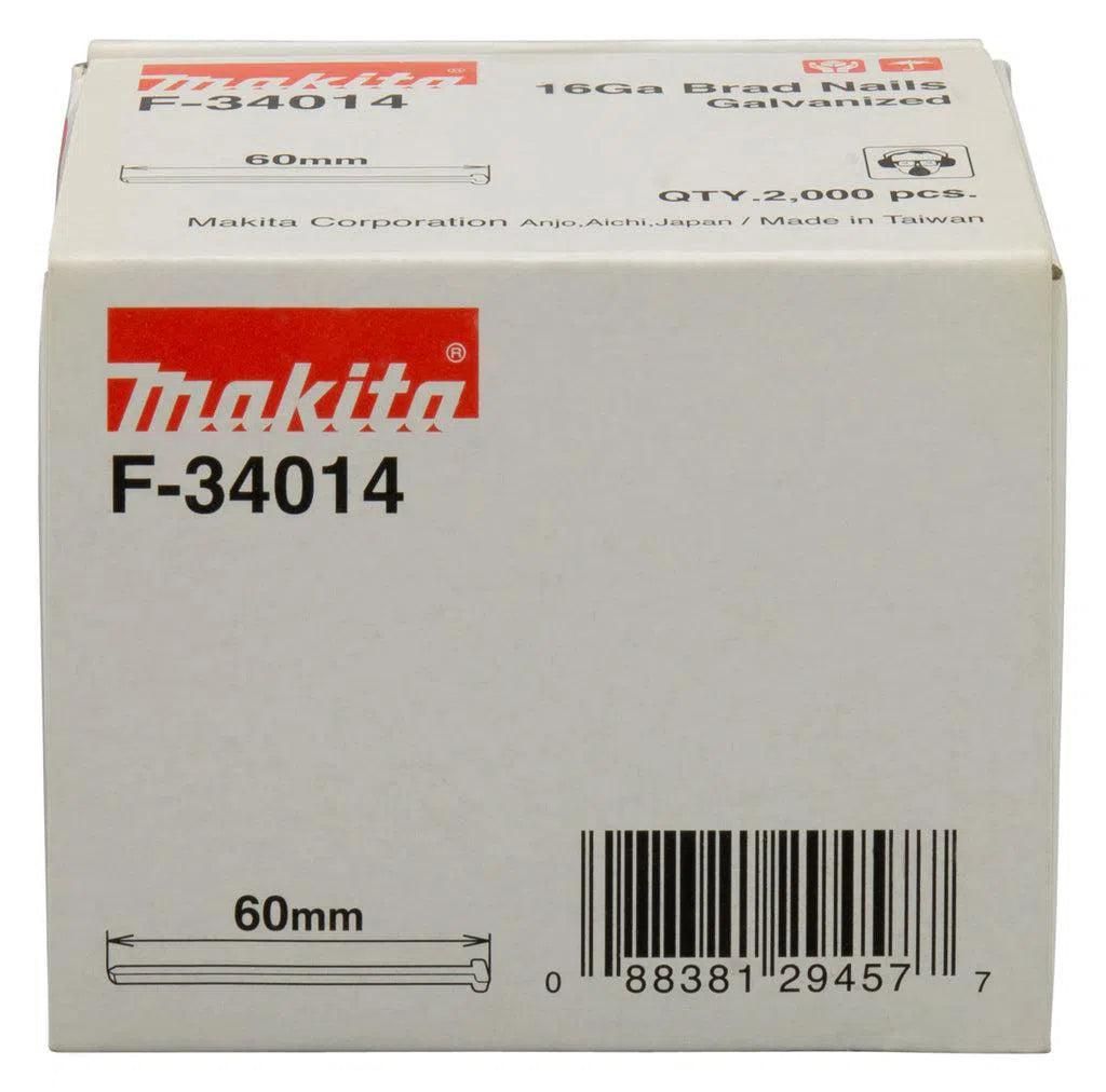 Makita F-34014 Brad gegalvaniseerd 60mm VE=2000
