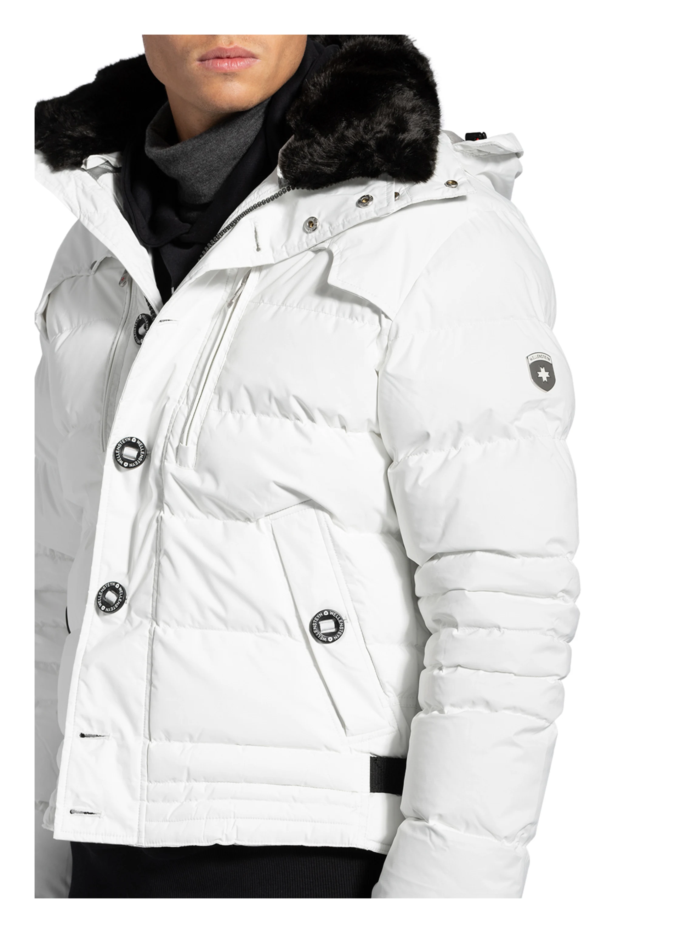 WELLENSTEYN Steppjacke STARSTREAM mit abnehmbaren Kunstpelzbesatz