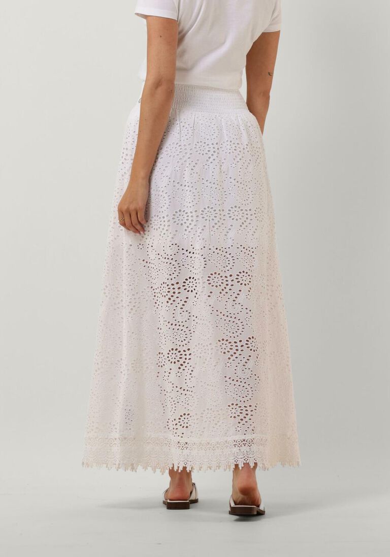 GUESS witte guess maxirok sangallo rafa long skirt
