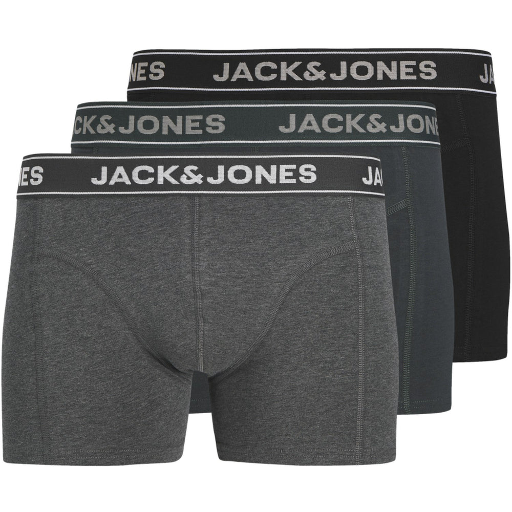Køb Jack & Jones Junior Dark Grey Melange Jacblack Friday Trunks 3 Pak Jnr