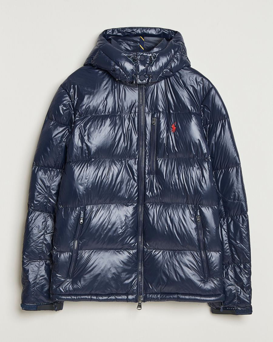 Polo Ralph Lauren Gorham Glossy Down Jacket Collection Navy
