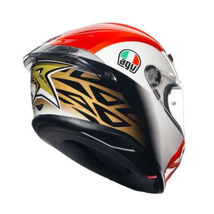 Casque AGV K-6 S - SIC58 - Blanc / Rouge