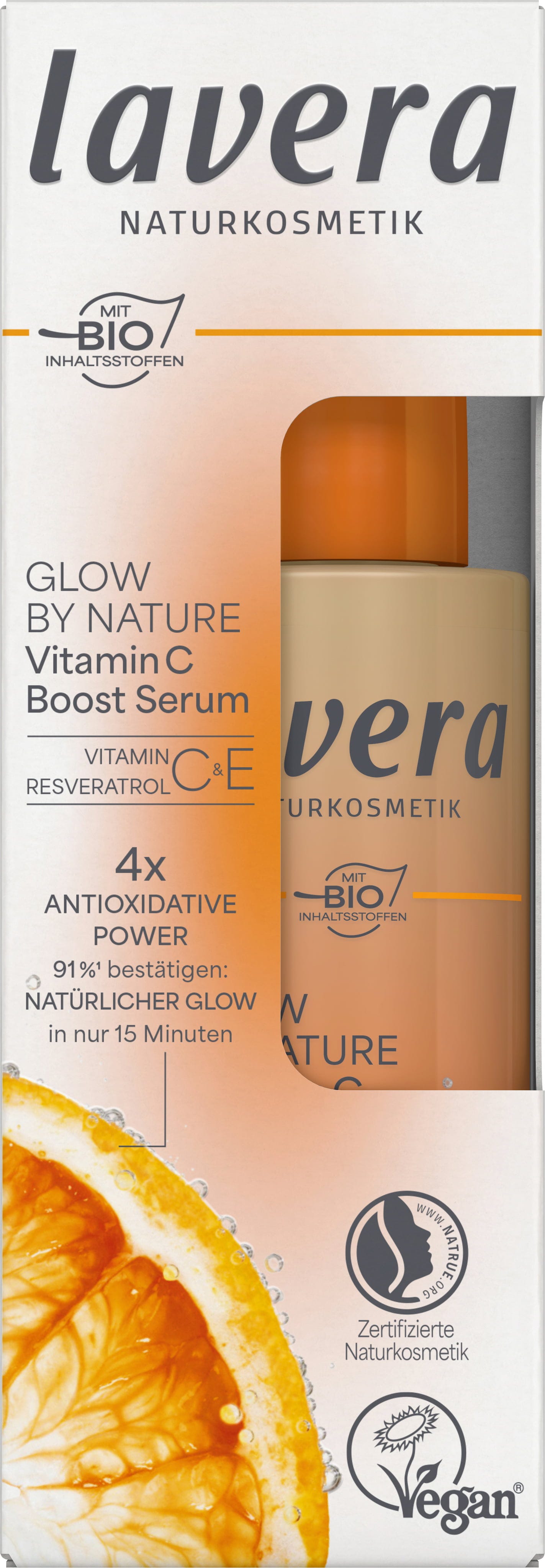 lavera  Glow By Nature Vitamin C Boost Serum, 30 ml