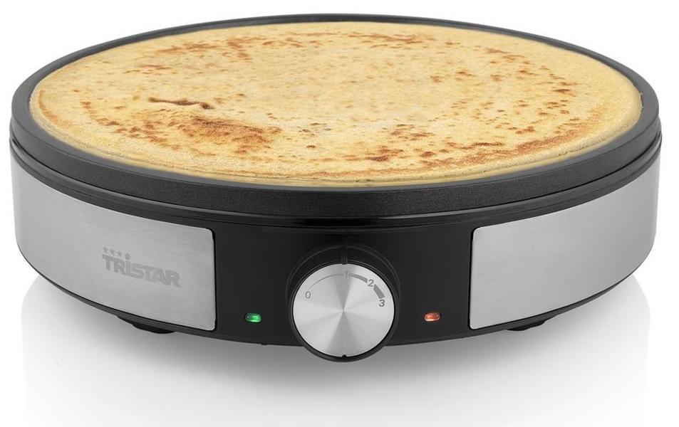 Crêpe Maker BP-2638 1200 W, Schwarz/SilberKüchengerät zur Herstellung von Crêpes oder Pfannkuchen