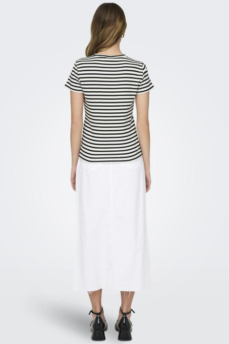 Jacqueline de Yong witte dames t-shirt