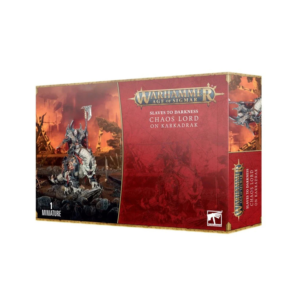 Age of Sigmar : Slaves to Darkness - Chaos Lord on Karkadrak