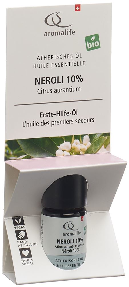 Aromalife TOP Neroli 10%<br>5 ml, Flasche, Ätherisches Öl, Bio