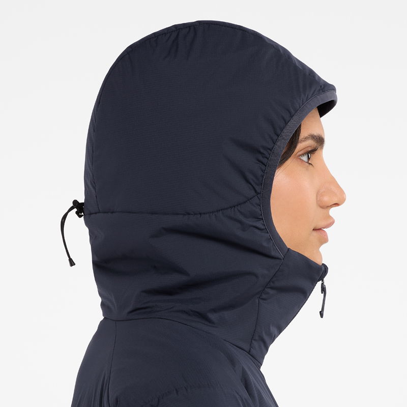 Arc'teryx Atom Hoody, dame (Black Sapphire) - Spejder Sport