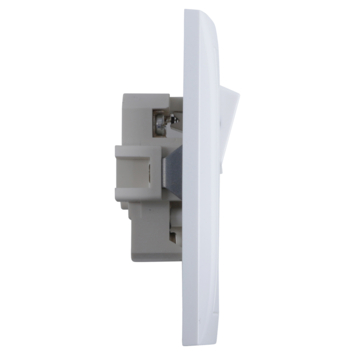 Berker S.1 Stopcontact met Wisselschakelaar Wit