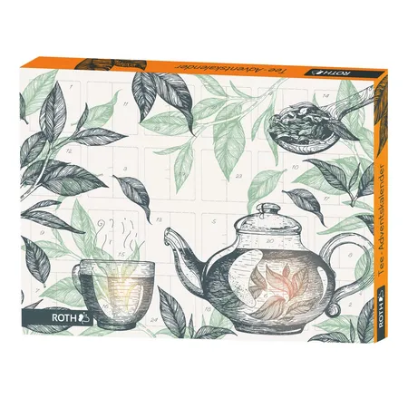 Roth Adventskalender Tee, 24 Bio-Teebeutel, ca. 45 x 34 x 4 cm