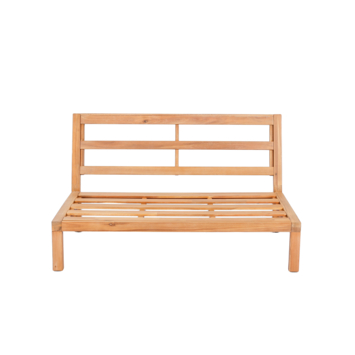 Wakefield palletbank Lina light teak acaciahout 120 cm