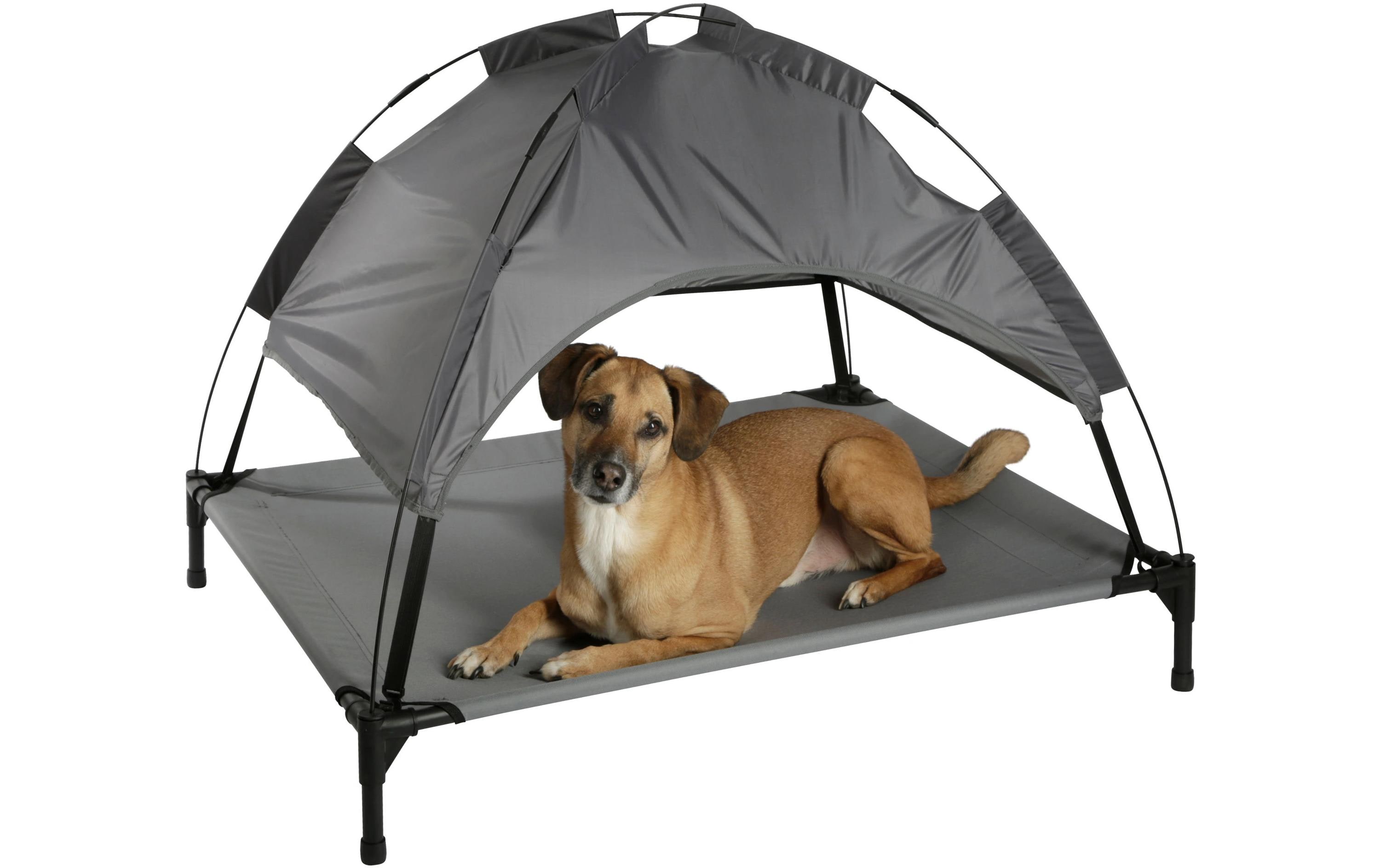Hundeliege Vacation Top 105 cm x 86 cm x 75 cmErhöhtes Liegebett für Hunde mit robustem und wetterbeständigem Metallgestell