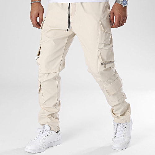Pantalon Cargo Beige Clair