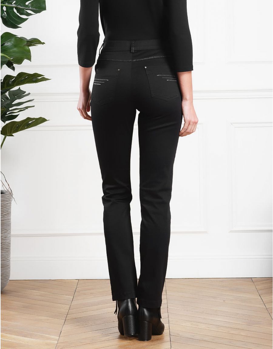 Pantalon flare noir