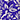 Blouse met print en klosjes Multi Kobalt blauw