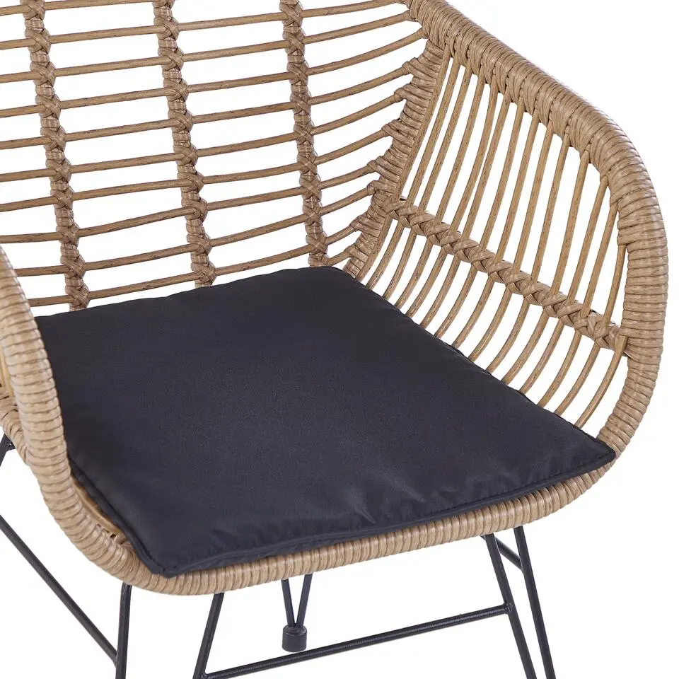 TROPEA II - Bistroset voor 2 - Natuurlijk - PE rotan