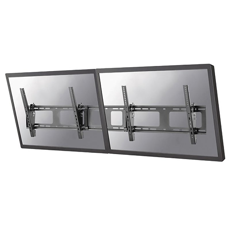 Neomounts NS-WMB200 BLACK wandsteun 2 flatscreens horizontaal