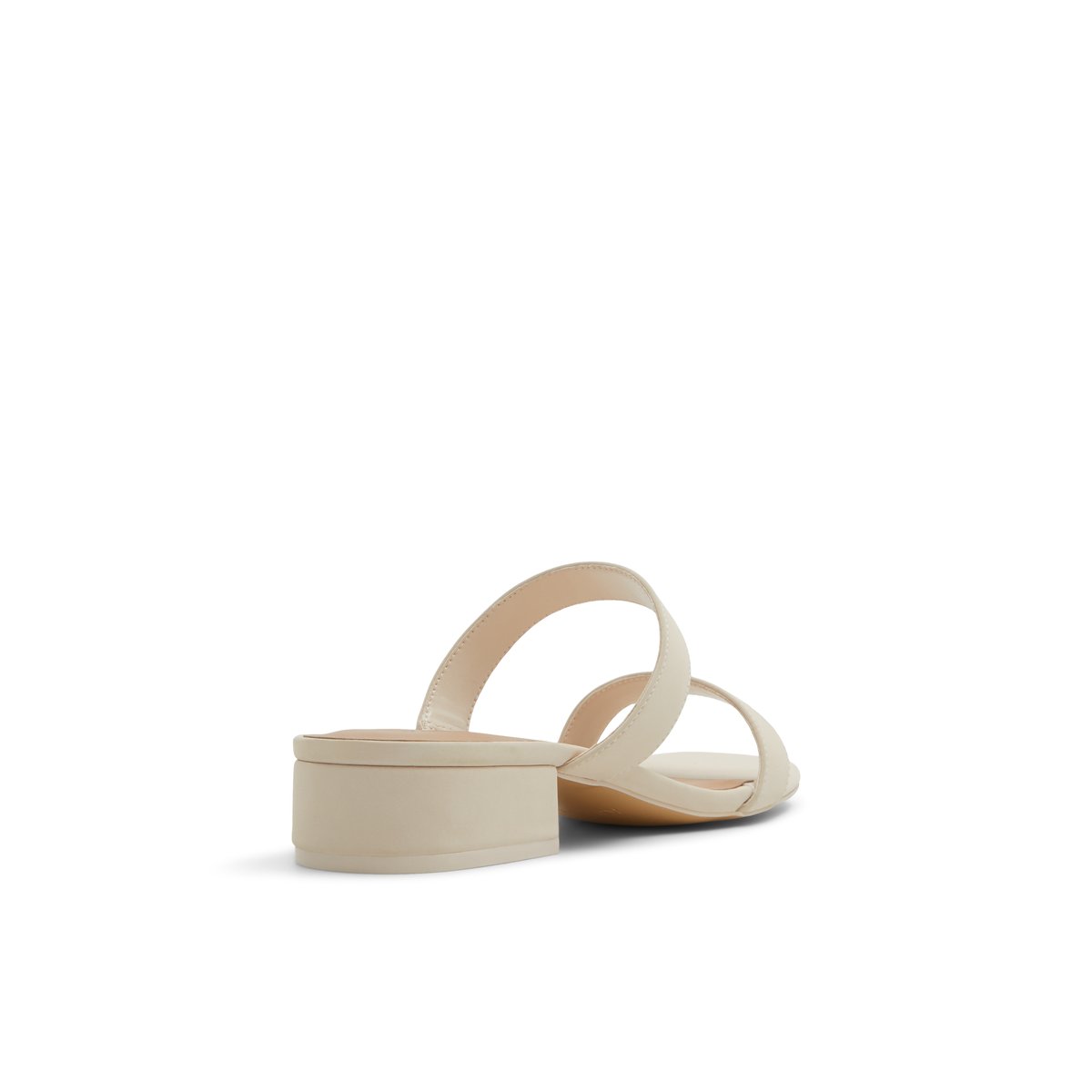 K STUDIO-Withe-Mules Sandales - Talon bloc - Blanc