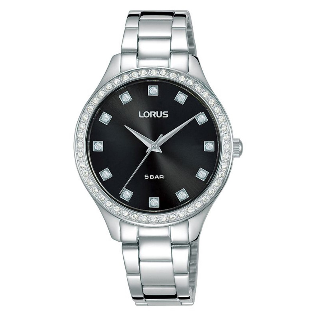 Montre femme Lorus classique fond noir